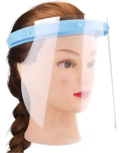 Kit Com 10 Máscaras Protetor Facial C/ Elástico, Articulável