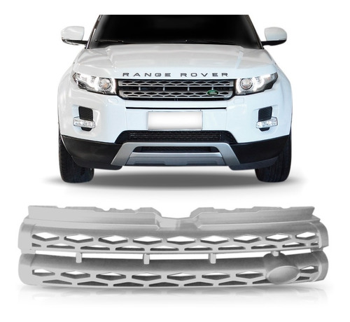 Grade Radiador Evoque Pure/prestige Evoque 14 A 15 Prata