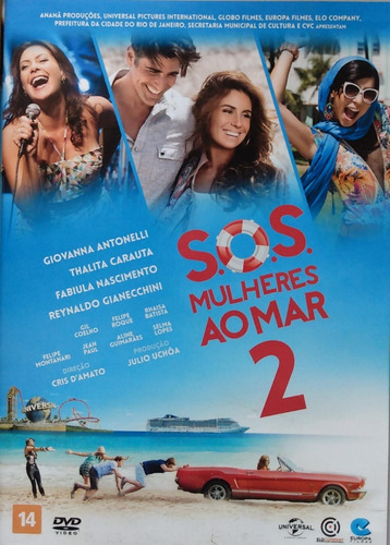 S.o.s. Mulheres Ao Mar 2 Dvd Antonelli Carauta Gianecchini