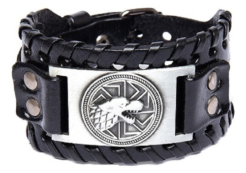 Brazalete Con Símbolo De Lobo Nórdico