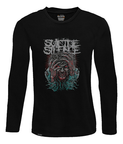 Camiseta Manga Larga Suicide Silence Banda Deathcore Lbo2