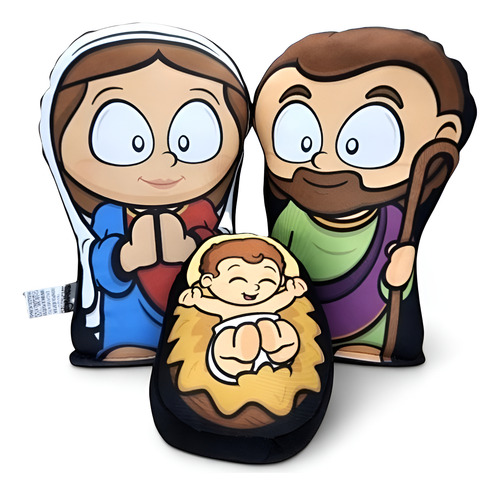 Muñecos Nacimiento Santitoz Almohada Regalo Navidad Niños
