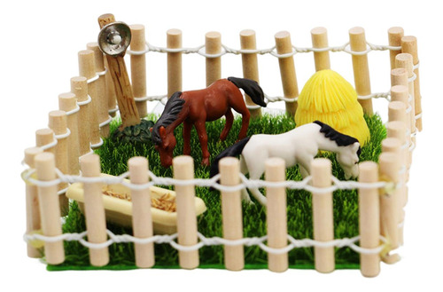 Caballo En Miniatura, Juego Estable, Juguetes, Escala 1/12,