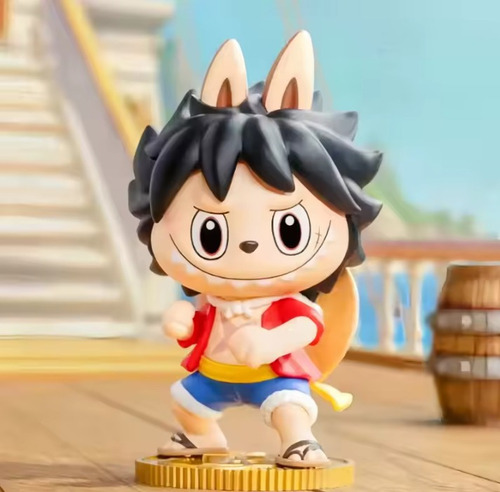 Lbb Labubu One Piece Pop Mart Série Monstros, Caixa