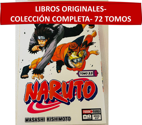 Colección Naruto Manga Completa. Tomos 1 Al 72. Español 