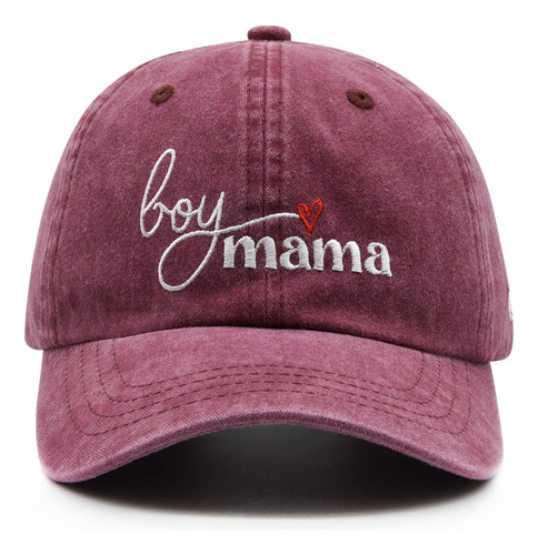 Waldeal Boy Mama Sombreros Mujer, Gorra Béisbol Bordada Y