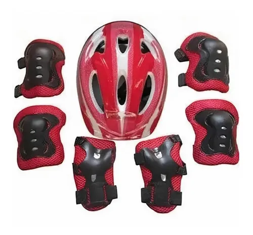 Set Patines + Casco + Proteccion completa (rodilleras, coderas y