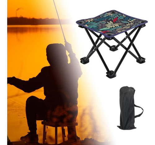 . Taburete Plegable Mini Silla Multifunción For Acampar Para