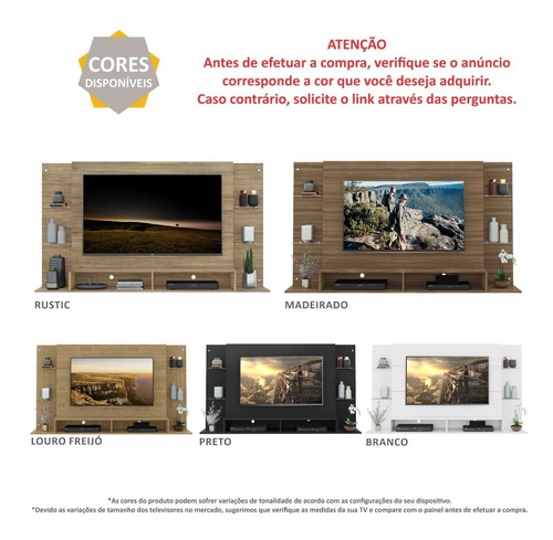 Painel Nairóbi Multimóveis Para Tv De Até 65 Polegadas Com
