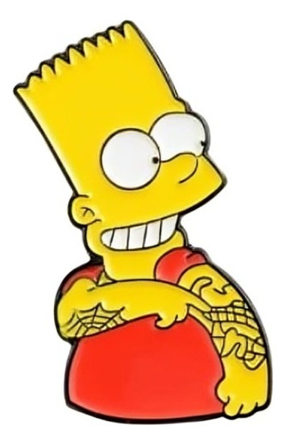 Pin/broche De Esmalte Los Simpson Bart