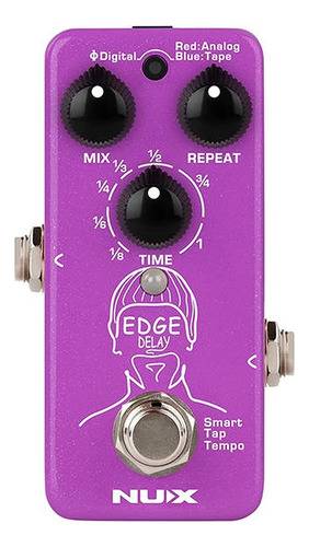 Pedal De Efectos De Guitarra Edge Delay Con Retardo Digital