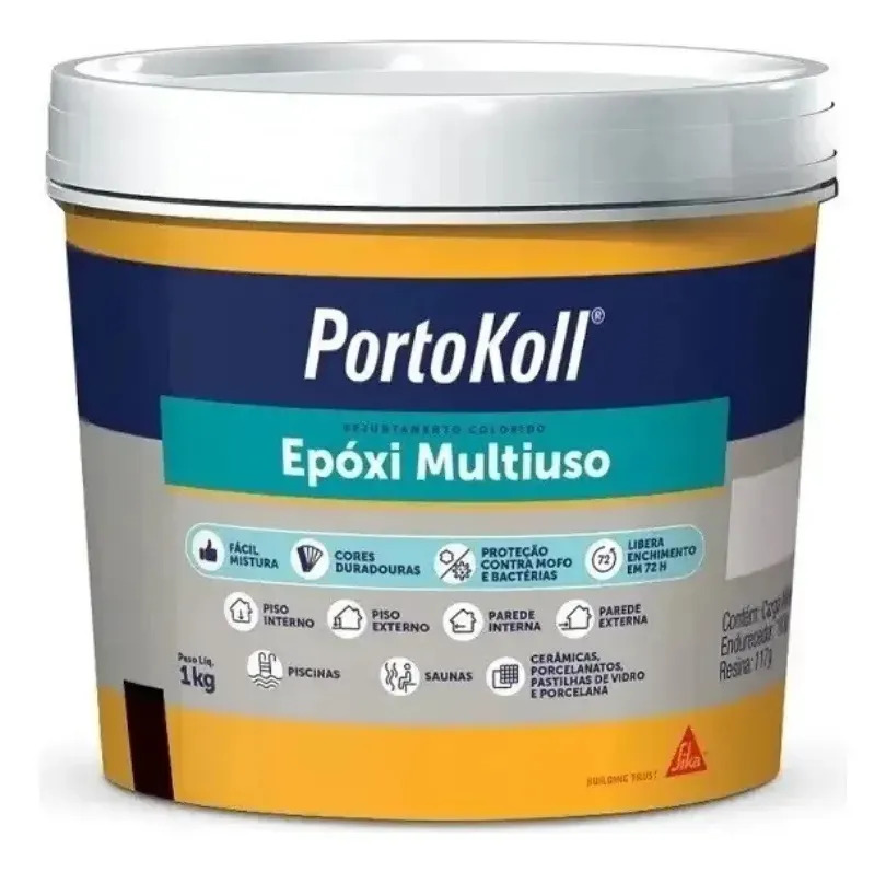 Rejunte Epóxi Piscinas MultiusoAzul Piscina 1 Kg Portokoll