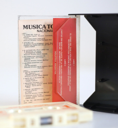 Cassette Musica Total Compilado Rock Nacional // Nuevo!