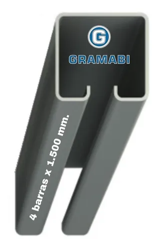 comprar Riel Superior Carro Portón Corredizo 4 X 1,5 Mt Ar 168 Acero