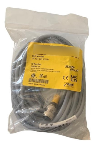 Cable Rk 4.5t-6-rs 4.5t/sv Conector Turck