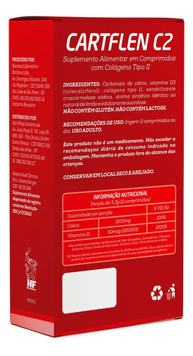 Imagem 4 de 9 de Black Friday Kit 3 Cartflen Colageno Tipo Uc2 Articulações
