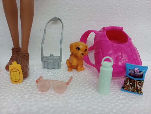 Barbie Viajera Senderismo Paseo Completa Sin Caja (Usado)