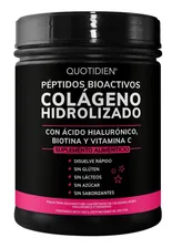 Colágeno Hidrolizado Quotidien Con Ácido Hialurónico, Biotina Y Vitaminas C Y E Sin Sabor