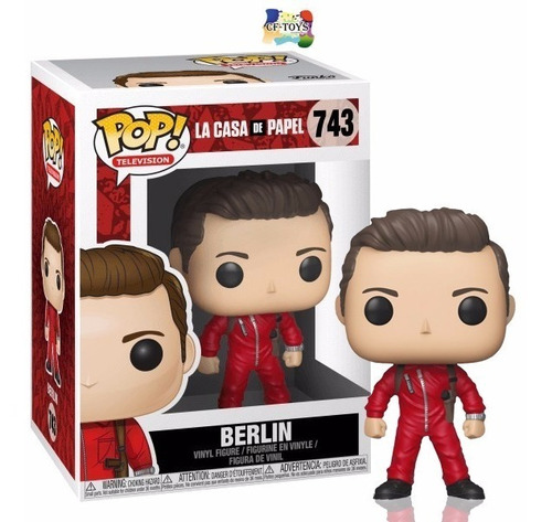 Berlin Traje Rojo Funko Pop Serie Casa De Papel Cf