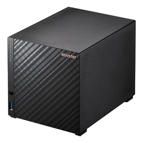 Storage Nas Server Asustor As1104t 4 Baias Capacidade 80tb Preto