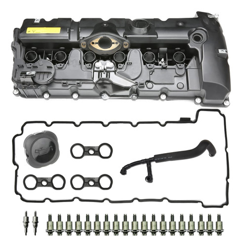 Kit De Cubierta De Válvula De Motor N52 Con Tapa De Aceite Y