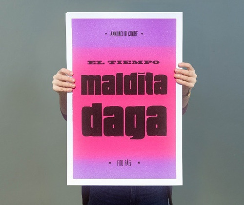 Imagen 1 de 1 de Annunci Di Cuore: El Tiempo, Maldita Daga