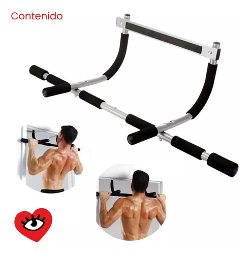 Barra Dominadas Marco Puerta Flexiones Abdominales Veoquiero