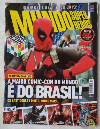 Revista Mundo Dos Super Heróis N° 84 Com Poster 