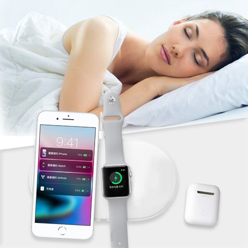 Base 3en1 Airpower Para iPhone/ Watch/ AirPods Carga Rápida
