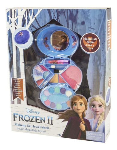 Set De Maquillaje Jewel Shell Para Niñas Frozen Disney