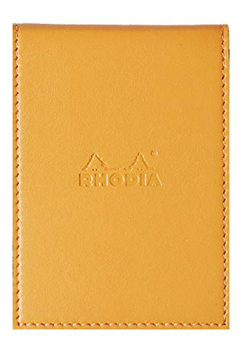 Cuaderno Rhodia A7 Cuadriculado - Naranja, 84x115mm