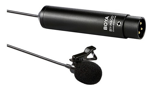 Micrófono Boya BY-M4OD Condensador Omnidireccional color negro