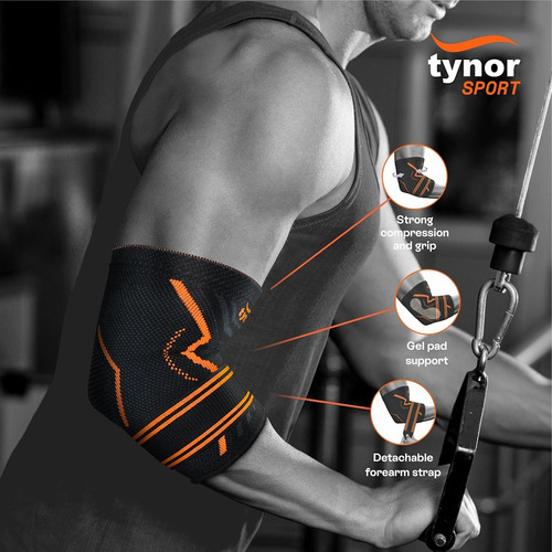 Codera Deportiva Air Pro Naranja Soporte D/cinta Tynor Color Naranja Claro Talla S