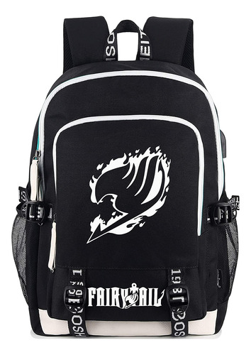 Anime Fairy Tail Mochila Luminous Printed College Schoo...