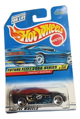 Hot Wheels Pontiac Rageous Future Fleet 2000 Leer Descripc