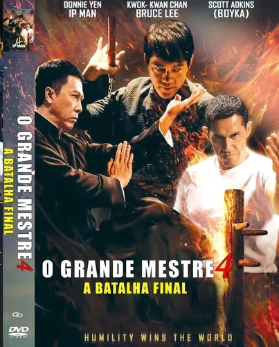Dvd O Grande Mestre 4: A Batalha Final (dublado E Legendado)