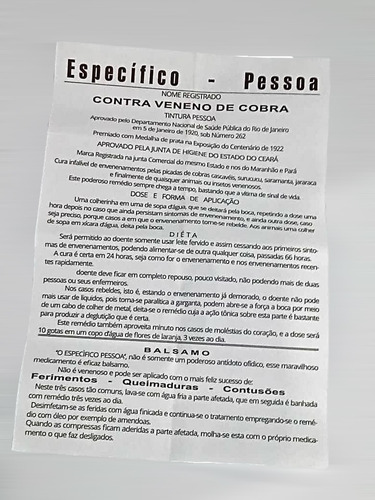 Específico Pessoa 6 Peças 60ml Contra Veneno Cobra/escorpião