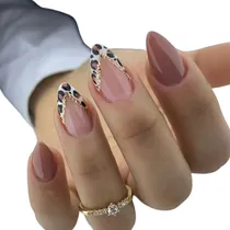 Comprar Uñas Postizas, Uñas Press On, 24 Unidades, Uñas De Otoño Y U