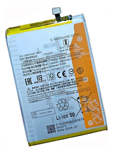 Bata Para Xiaomi Redmi 12c - Poco C55 Bn5k 5000mah
