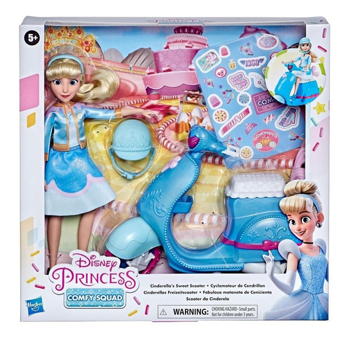 Disney Princess Comfy Squad - Fabulosa Motoneta Cenicienta