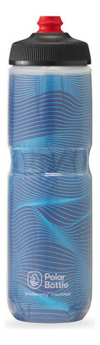 Anfora Termica Polar Bottle Jersey Knit 24oz Color Azul Noche