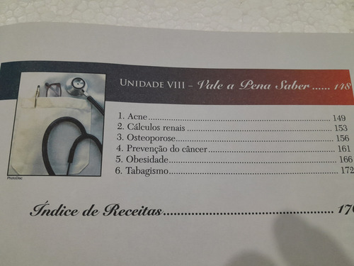 Livro Saúde Com Sabor - Receitas Para Uma Vida Saudável. (Usado)