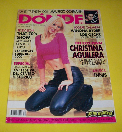 Christina Aguilera Revista Donde Winona Ryder Susana Gonzale