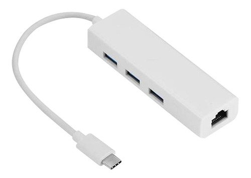 Adaptador Usb Tipo C 3.1 Hub 3.0 Ethernet Rj45 Usb-c Usbc