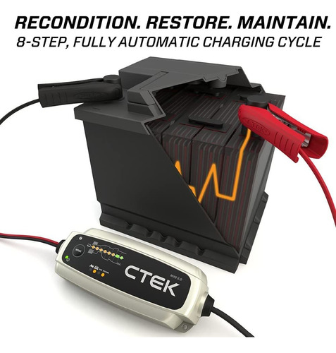 Ctek - 40-206 Mxs 5.0 Totalmente Automático 4.3 Amp Cargador