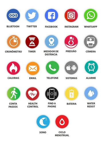 Imagem 3 de 9 de Relógio Champion Smartwatch Bluetooth 4.0 Rosé Preto