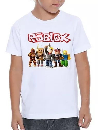 Camiseta Roblox Game Skin Jogo Infantil Adulto Personalizada