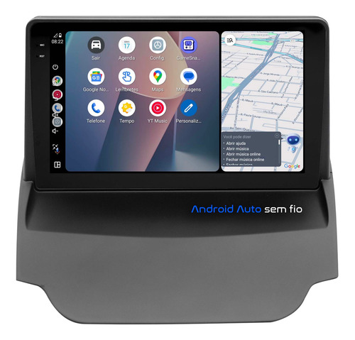 Multimidia Ecosport 13/17 Sync Android 64gb 9p Carplay Voz