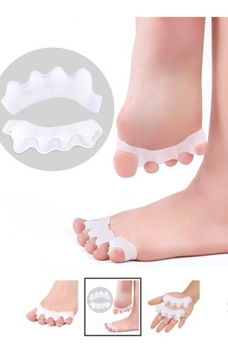 Separador Par Silicona Protector Del Dedos Pie Hallux Valgus