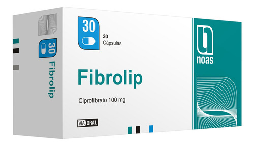 Fibrolip® 100mg X 30 Cápsulas (ciprofibrato)